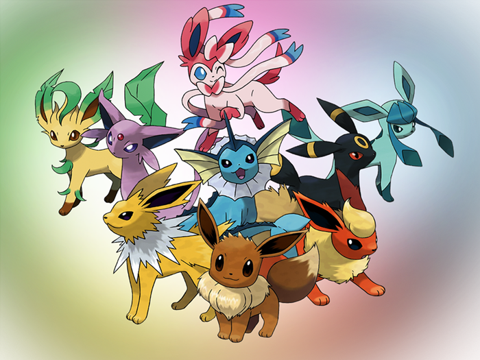 This was cool eevee and all her eeveelutions are my favorite and